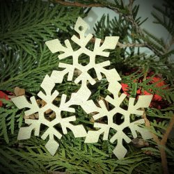 Ornamenter i 3mm birkefin�r, i farven s�lv, guld ell. natur, h�jde 100mm