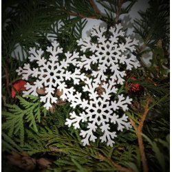 Ornamenter i 3mm birkefin�r, i farven s�lv, guld ell. natur, h�jde 100mm