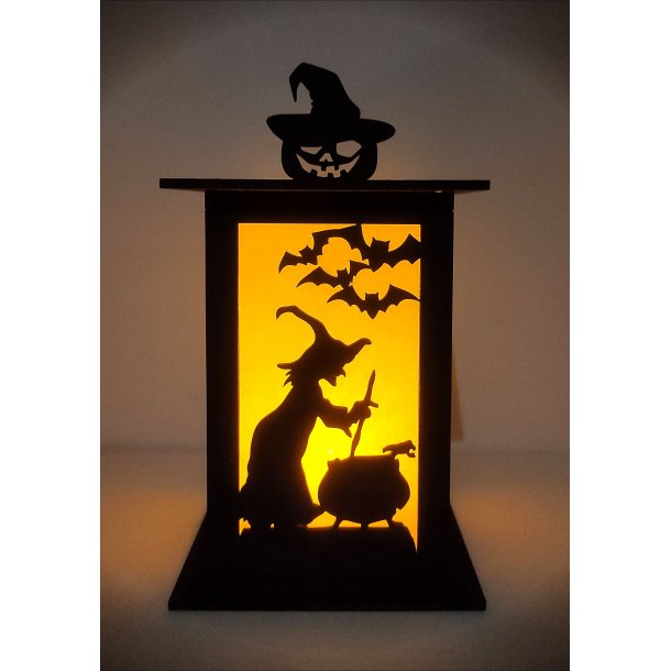 Halloween Lygte (ufarvet silkepapir)