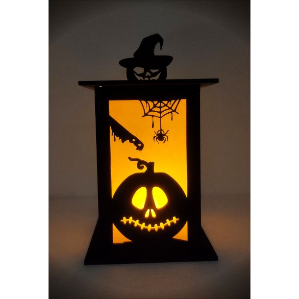 Halloween Lygte (ufarvet silkepapir)
