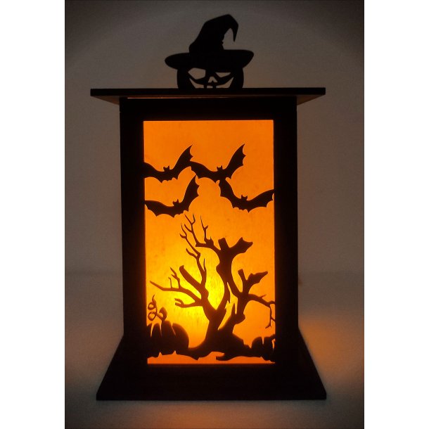 Halloween Lygte (ufarvet silkepapir)