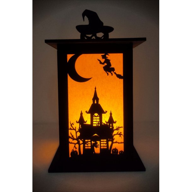 Halloween Lygte (ufarvet silkepapir)