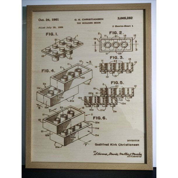 Patent tegning 2 (US), LEGO 