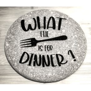 Bordsk�ner i kork med motiv 2