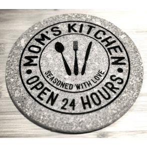 Bordsk�ner i kork med motiv 3