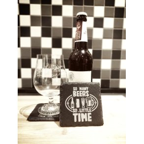 Bordskner i skifer med motiv 1