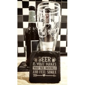 Bordskner i skifer med motiv 5